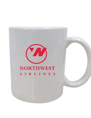 #ad Northwest Airlines Retro Logo Souvenir US Air Travel Pilot Coffee Mug Tea Cup $22.00