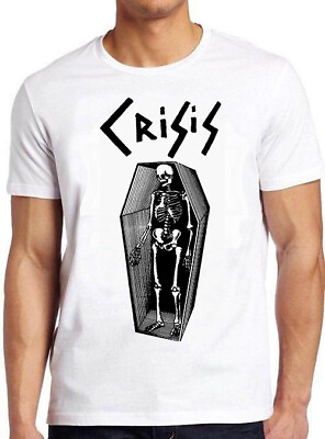 #ad Crisis No Town Hall Punk Rock Gift Tee T Shirt 5010 GBP 6.35