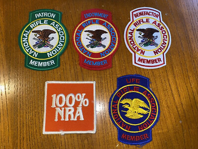 #ad #ad NRA National Rifle Association Member Embroidered Patches NEW Unused Lot $39.90
