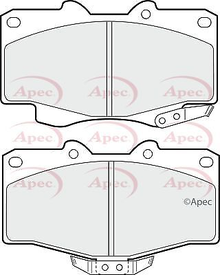 #ad APEC Front Brake Pad Set for Toyota Landcruiser 2L T 2.4 Jan 1990 to Jan 1993 GBP 46.33