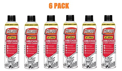 #ad #ad Gumout Carb And Choke Carburetor Cleaner 14 Oz. Engine Parts Spray 6 Pack $48.89