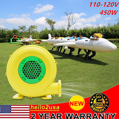 #ad 450W Air Blower Air Inflatable Bounce House Fan 0.6HP for Inflatable Tent Castle $54.15