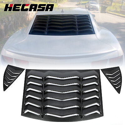 #ad HECASA Rearamp;Side Window Louvers Cover For 10 15 2011 2012 2013 2014 Chevy Camaro $99.99