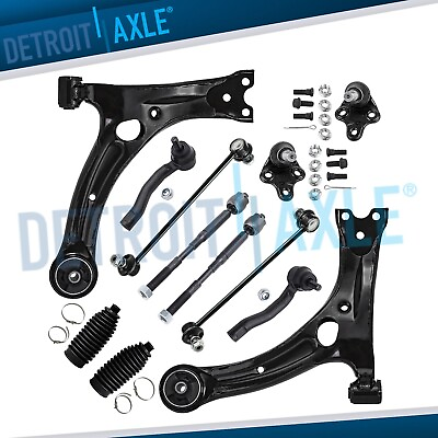 #ad 12pc Complete Front Suspension Kit for 2003 2005 2006 2007 2008 Toyota Corolla $109.48