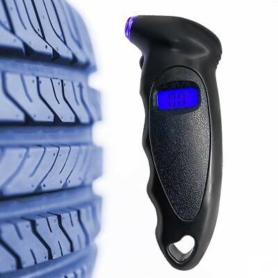Digital Tire Pressure Gauge Ergonomic Grip Car Bicycle Motorcycle Test 0 150PSI $7.74