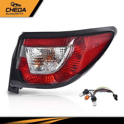 #ad Tail Light w bulbs Red Passenger Side Fit For 2013 17 Chevy Traverse LS LT LTZ $54.19