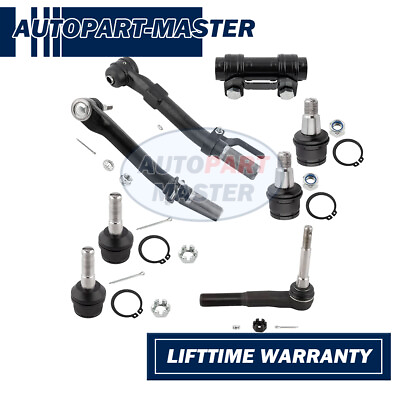 #ad 8X Tie rods Ball Joint Kit for Ford F 250 F 350 Super Duty 4WD 4x4 DS300008 $100.75