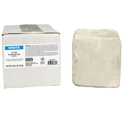 #ad AMA46318R Air Dry Clay 25 Lbs. White Color May Vary $81.03