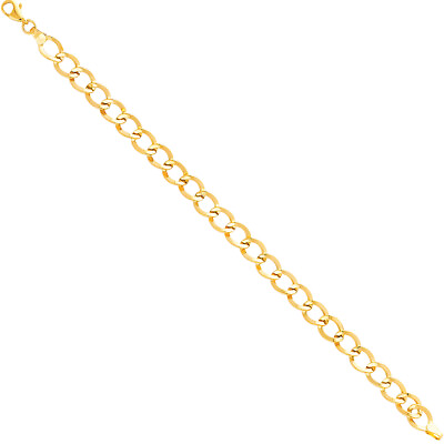 #ad Ioka 14K Yellow Solid Gold Light Fancy Bracelet 7.5quot; $503.00