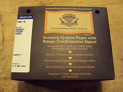 #ad HARLEY SECURITY SYSTEM PAGER 91665 03 $100.00