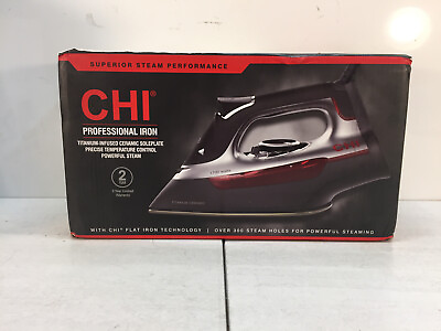 #ad CHI 13101 Steam Iron with Titanium Infused Ceramic Soleplate $52.00