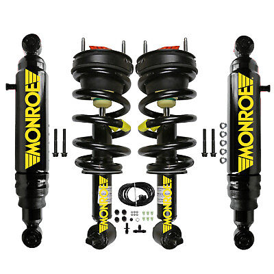 #ad Monroe Set of 4 Front Suspension Struts amp; Rear Max Air Shocks For Chevrolet GMC $399.49