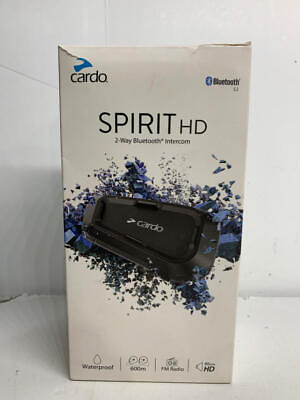 #ad Cardo Spirit HD Motorcycle Bluetooth Communication Headset Black Single Pack $79.61