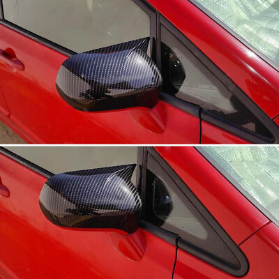 #ad 1Pair Carbon Fiber Car Rearview Mirror Cap Cover Trim For Honda Civic 2006 2011 $29.99