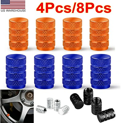 #ad 4Pcs 8pcs Car Tire Tyre Wheel Air Port Dust Cover Ventil Rim Valve Stem Caps $4.99