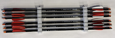 #ad Lot Of 12 Carbon Express Thunder Express 26quot; Arrows Black Youth Arrows Brand New $38.95