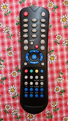 #ad Universal Replacement Remote control TV Vcr Ampcd DVD Aux $6.00