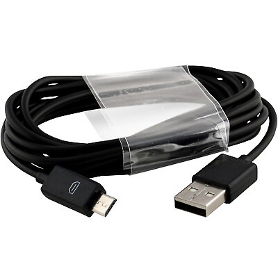 #ad 6Ft Micro USB Charging Cable Data Sync Charger Cord for Android Samsung LG Black $3.59