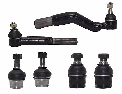 #ad 6 Pc New Premium Suspension Kit Front Upper amp; Lower Ball Joints Outer Inner $49.08