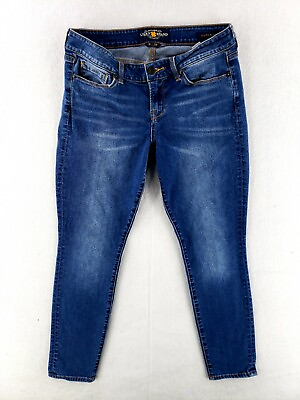 #ad Lucky Brand 8 29A Lolita Skinny Jeans Stretch Denim Modern Casual Faded Wash $11.10