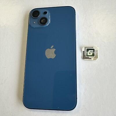 #ad iPhone 13 Blue Back Bare Housing Replacement OEM 7 10 Free Ship Genuine $39.99