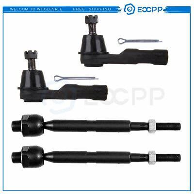 #ad Front Steering 4x Inner and Outer Tie Rod Links For 2007 2011 Honda CR V $35.24