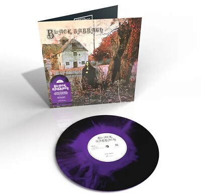 Black Sabbath Black Sabbath Purple amp; Black Splatter Colored Vinyl New Vinyl $32.66