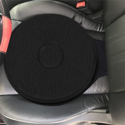 Swivel Seat Cushion for Car for Elderly360° Rotation Lightweight Portable W5D9 $11.60