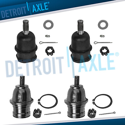 #ad Front Lower Upper Ball Joints for 1987 1992 1993 1994 1995 1996 Dodge Dakota 4WD $38.91