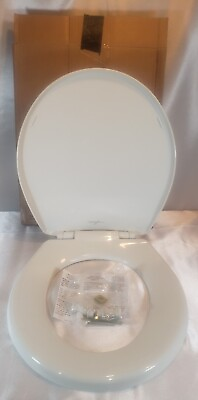 #ad Toilet Seat Slow Close Round White Plastic 880SLOW 000 Bemis $13.99