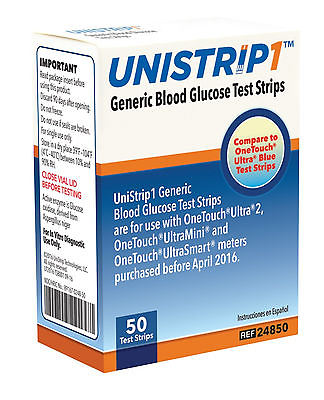 #ad #ad UniStrip 50 Test Strips for Use with Onetouch® Ultra® Meters $12.95