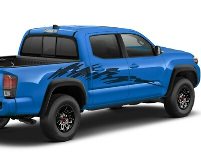 #ad Graphic Stripe Kit For TOYOTA TACOMA 2016 2017 2018 2019 Crew Max Sport Double $82.45