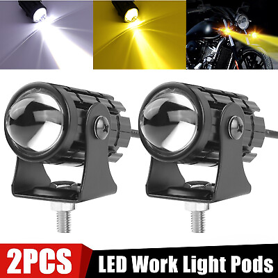 #ad 2x LED Work Light Bar Spot Pods Off Road Driving Auxiliary Fog Lamp Yellow White $11.02