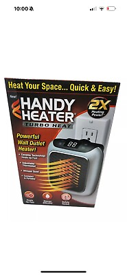 #ad Handy Heater Turbo 800 Wall Outlet Space Heater 800W $22.00