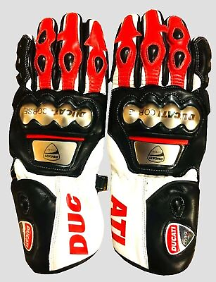 #ad Motorcycle Ducati On Road Motorbike Gloves RACING Riding Gloves Gants Guantes $99.00