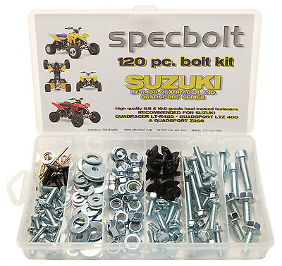 #ad SUZUKI BOLT KIT FOR LTR450 LT R450 Z400 LT250 engine body fenders SPECBOLT $39.99