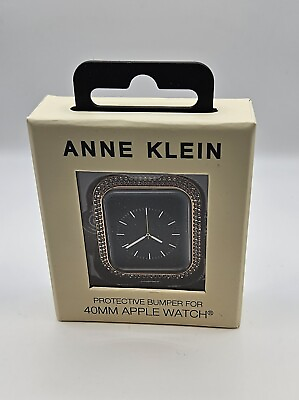 #ad Anne Klein Soho Collection Rose Gold Tone Protective Bumper for 40mm Apple Watch $14.39