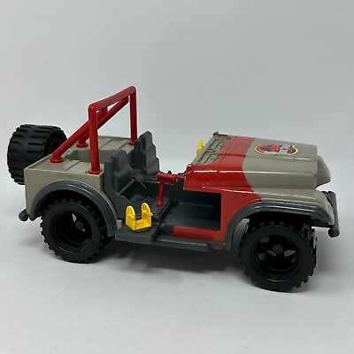#ad Jurassic Park Jeep 1993 Bush Devil Tracker Vehicle Kenner Vintage incomplete $13.39