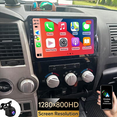 #ad For Toyota Tundra 07 13 Sequoia 08 19 Carplay Car Stereo GPS Navi Radio amp; Camera $132.90