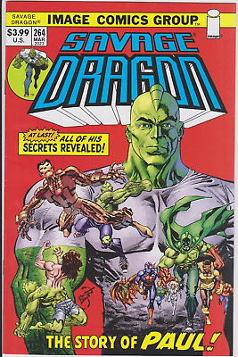 #ad Savage Dragon Issue #264 Comic Book. Cover B. Erik Larsen. Image 2023 $3.99