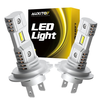 #ad AUTOPART 16000LM LED Bulb H7 Headlight High Low Beam Conversion Kit Super Bright $23.74
