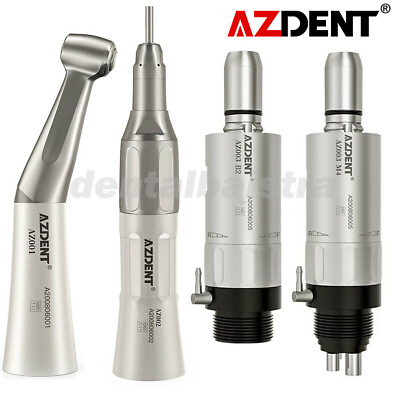 #ad Dental Low Speed Handpiece Air Turbine Straight Contra Air Motor Inner 2 4Holes $20.23