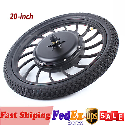 #ad 20 inch Hub Motor Ebike Front Wheel Electric Bicycle Motor Conversion Kit 48 V $180.50