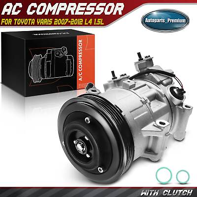 #ad New A C AC Compressor with Clutch for Toyota Yaris 2007 2012 L4 1.5L 8831052481 $117.99