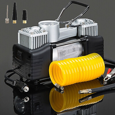 #ad Heavy Duty Portable Air Compressor Car Tire Inflator Electric Pump Auto New 12V $29.96