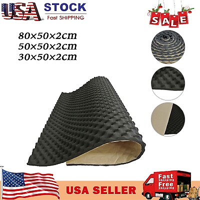 #ad 1x Heat Shield Insulation Thermal Sound Control Noise Damping Subwoofer Mat New $58.66