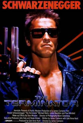 #ad THE TERMINATOR 1984 Movie Poster 27x40quot; Theater Size Licensed New USA $24.99