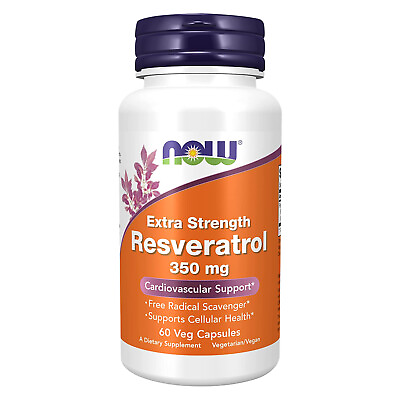 #ad #ad NOW FOODS Resveratrol Extra Strength 350 mg 60 Veg Capsules $20.89