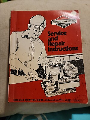 #ad Vintage Briggs and Stratton Service and Repair Instructions Manual $29.99