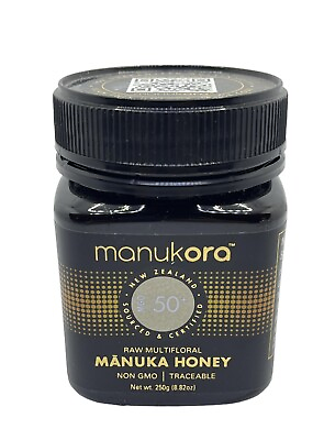 #ad Authentic Manukora Raw Manuka Honey Mgo 50 Certified Non GMO Pure BB 01 2025 $17.49